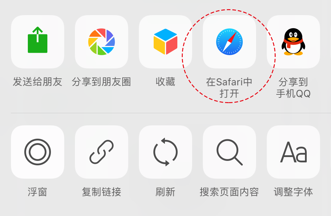 加速网在Safari中打开